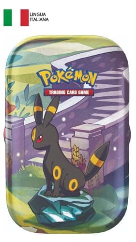 GCC Pokémon: miniscatola da collezione Umbreon dell’espansione Scarlatto e Violetto - Evoluzioni Prismatiche (due buste di espansione e una moneta)