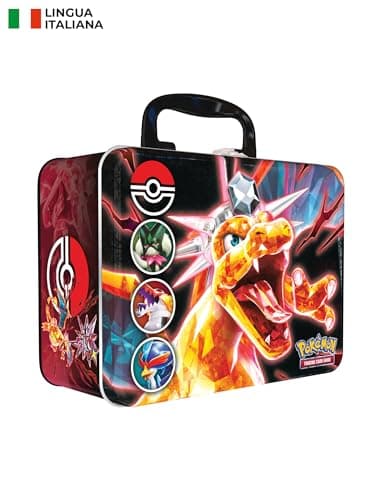 Pokémon Bauletto da Collezione del GCC Pokémon, Autunno 2023, Meowscarada, Skeledirge e Quaquaval, Tre Carte Promozionali Olografiche e Sei Buste di Espansione, Edizione in Italiano