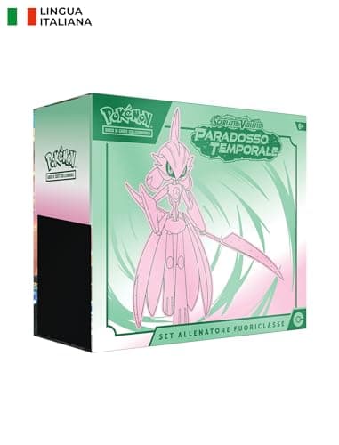 Pokémon Set Allenatore Fuoriclasse (Eroeferreo) dell’espans. Scarlatto e Violetto - Paradosso Temporale del GCC (9 buste di espansione, 1 carta promo olografica a figura intera e accessori premium)