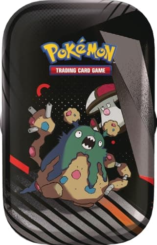 Pokémon: miniscatola da collezione Unima (Garbodor e Amoonguss) del GCC Pokémon (due buste di espansione e una carta adesiva)