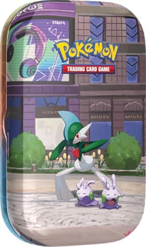 Pokémon: miniscatola da collezione Luminopoli (Gallade e Goomy) del GCC Pokémon (2 buste di espansione, 1 carta con l’illustrazione Pokémon della miniscatola e 1 foglio di adesivi), Ed. Italiano