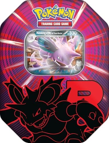 Pokémon: scatola da collezione Team Rocket - Nidoking-ex del GCC Pokémon (una carta promozionale olografica e quattro buste di espansione)