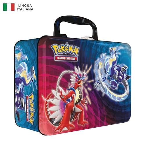 Bauletto da confezione Ritorno a scuola del GCC Pokémon - Sprigatito, Fuecoco e Quaxly (tre carte promozionali olografiche, sei buste di espansione e altro), edizione in italiano