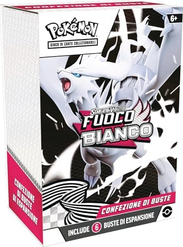 Pokémon: confezione di buste dell’espansione Scarlatto e Violetto - Fuoco Bianco del GCC Pokémon (sei buste di espansione)