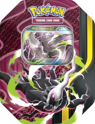 Pokémon: scatola da collezione Megaforze - Mega Darkrai-ex del GCC Pokémon (4 buste di espansione e 1 carta promozionale olografica), Edizione in Italiano