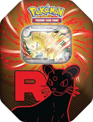 Pokémon: scatola da collezione Team Rocket - Persian-ex del GCC Pokémon (una carta promozionale olografica e quattro buste di espansione)