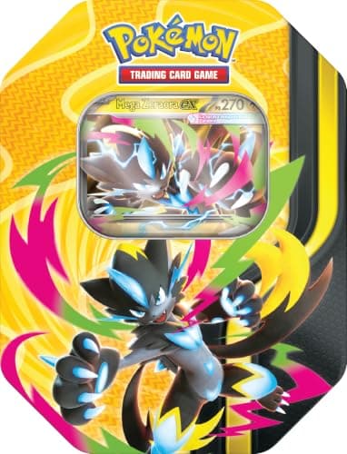 Pokémon: scatola da collezione Megaforze - Mega Zeraora-ex del GCC Pokémon (4 buste di espansione e 1 carta promozionale olografica), Edizione in Italiano